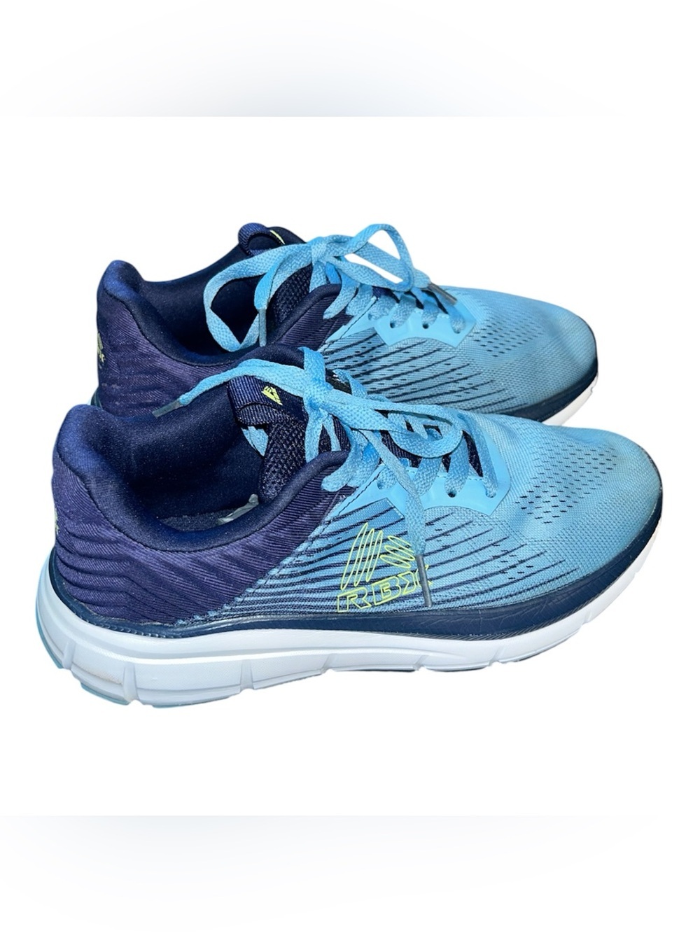 RBX Women's Light Blue and Navy Athletic Lace-Up Sneakers